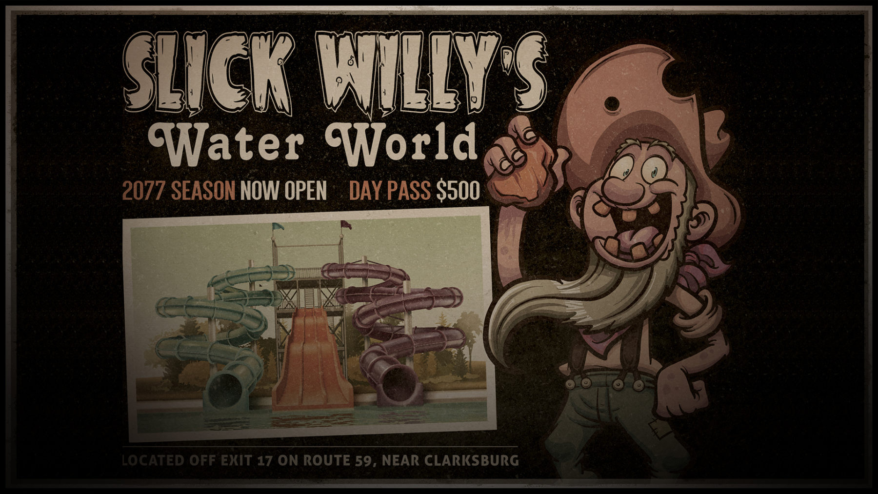 CHAD A Fallout 76 Story Wallpaper - Slick Willy's Water World